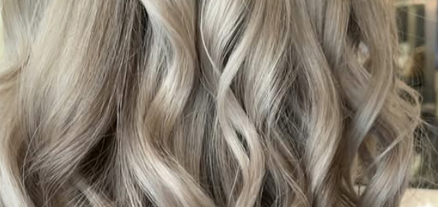blonde hair curls