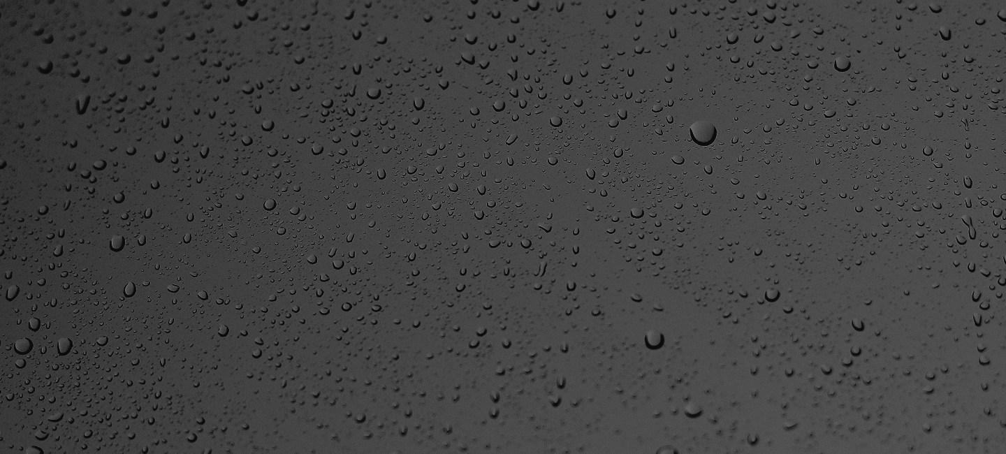 black and white photo of water droplets