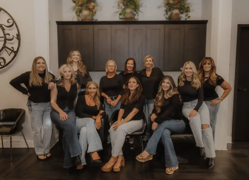 inspire at the grainery team photo in salon in syracuse, ny